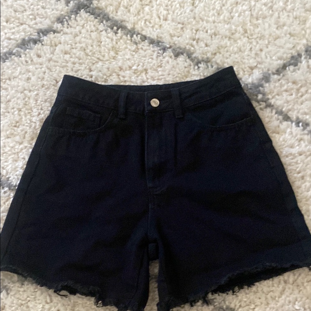 SHEIN Black Jean Shorts for Women
